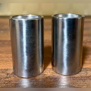 Vintage MCM Stelton Cylinda Line Arne Jacobsen Salt & Pepper Set 2 Avaliable